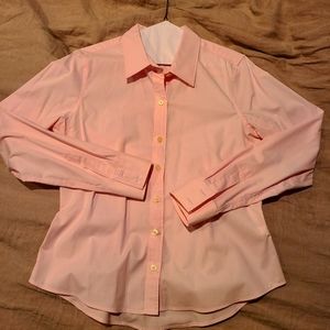 Pink Fitted Button down Dress Shirt